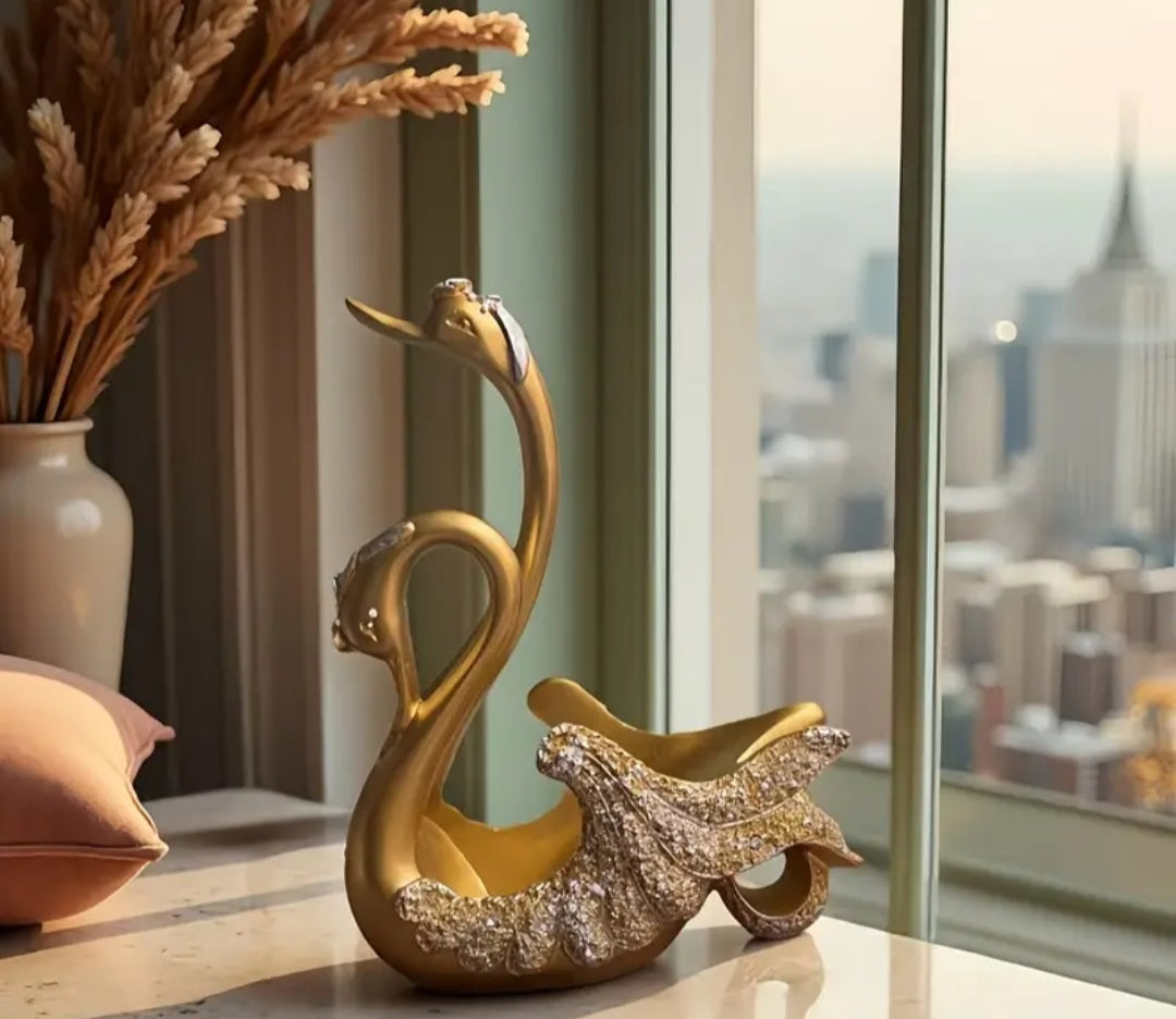 Elegant Swan Wine Bottle Holder