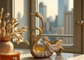 Elegant Swan Wine Bottle Holder