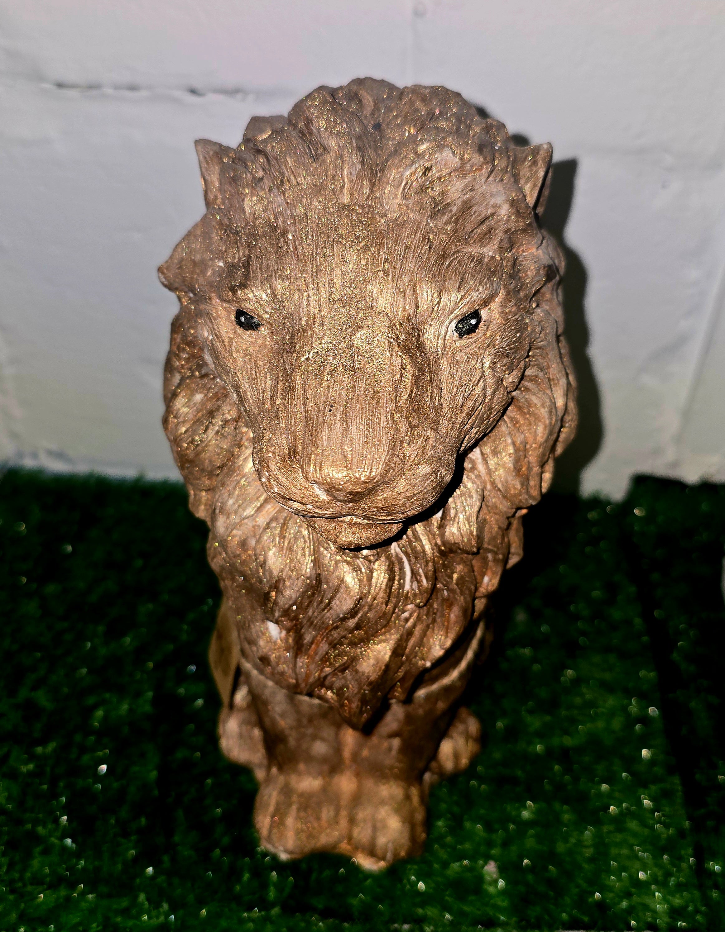 Handmade Cement Lion Sculpture – Decorative Garden & Home Ornament