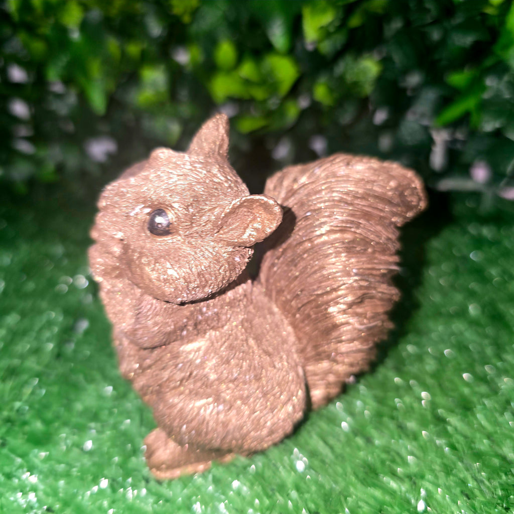 Handmade Concrete Squirrel Garden Ornament