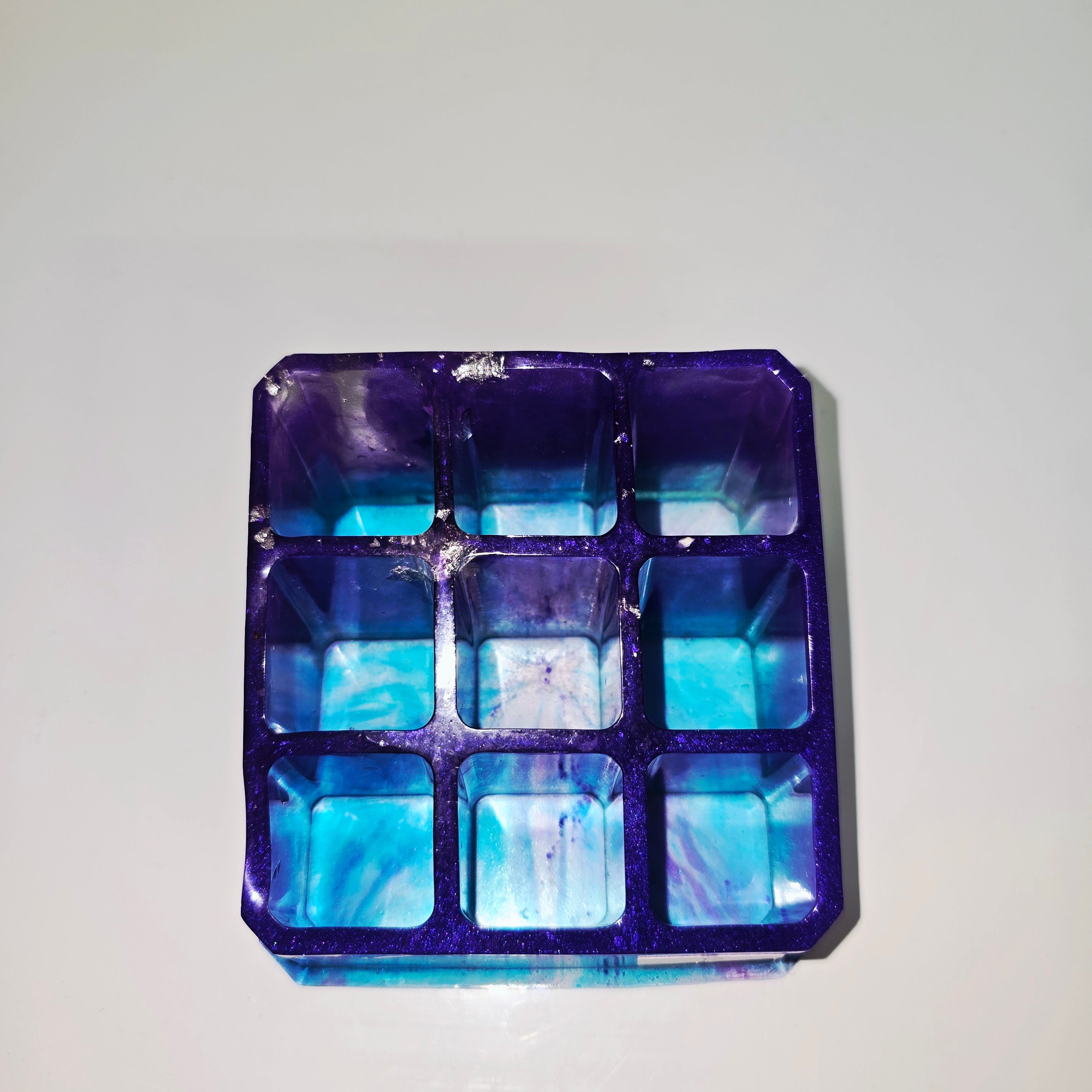 Handmade Resin Makeup Organiser – Brush, Lipstick & Pencil Holder