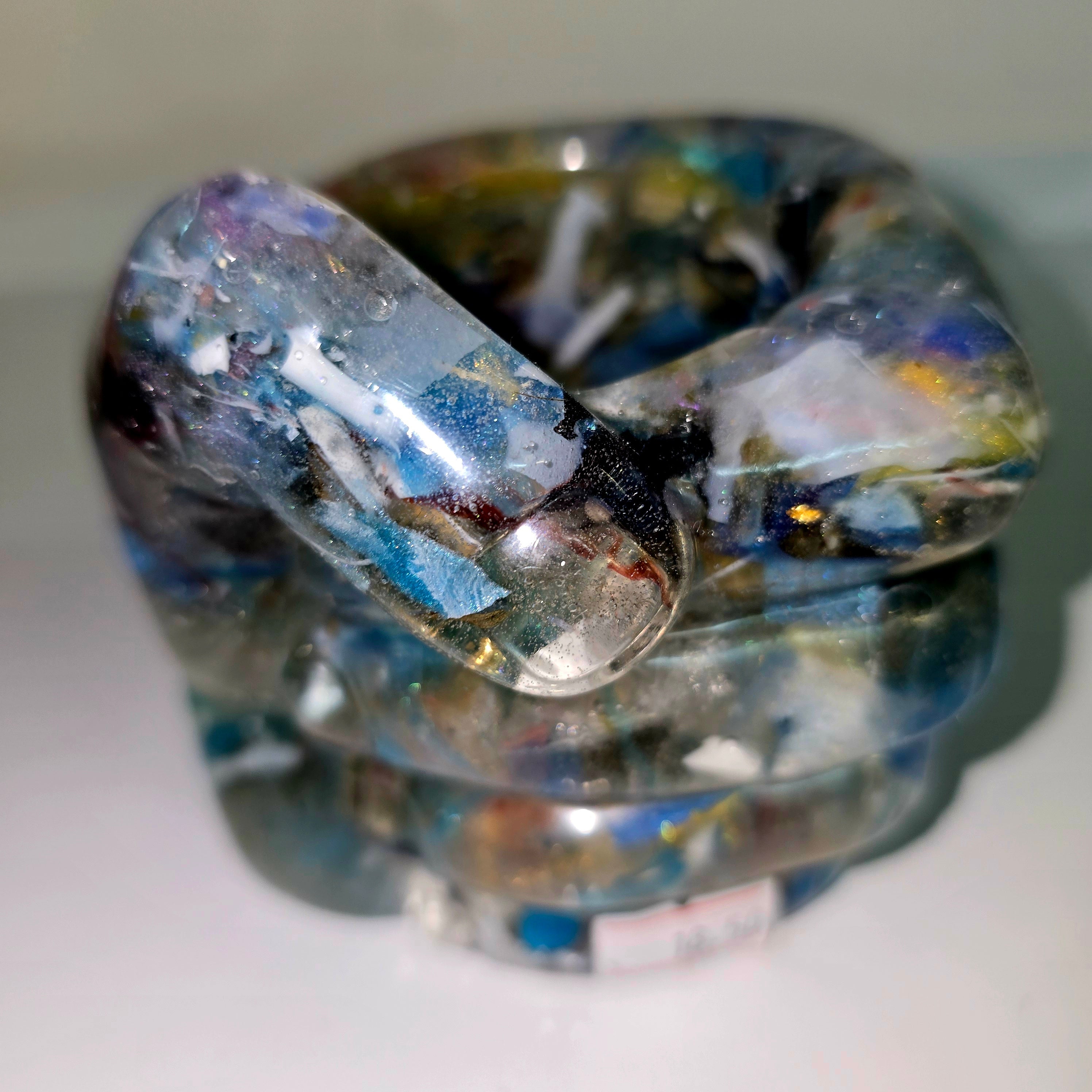 Hand-Shaped Resin Pen Holder – Handmade Desk Organizer