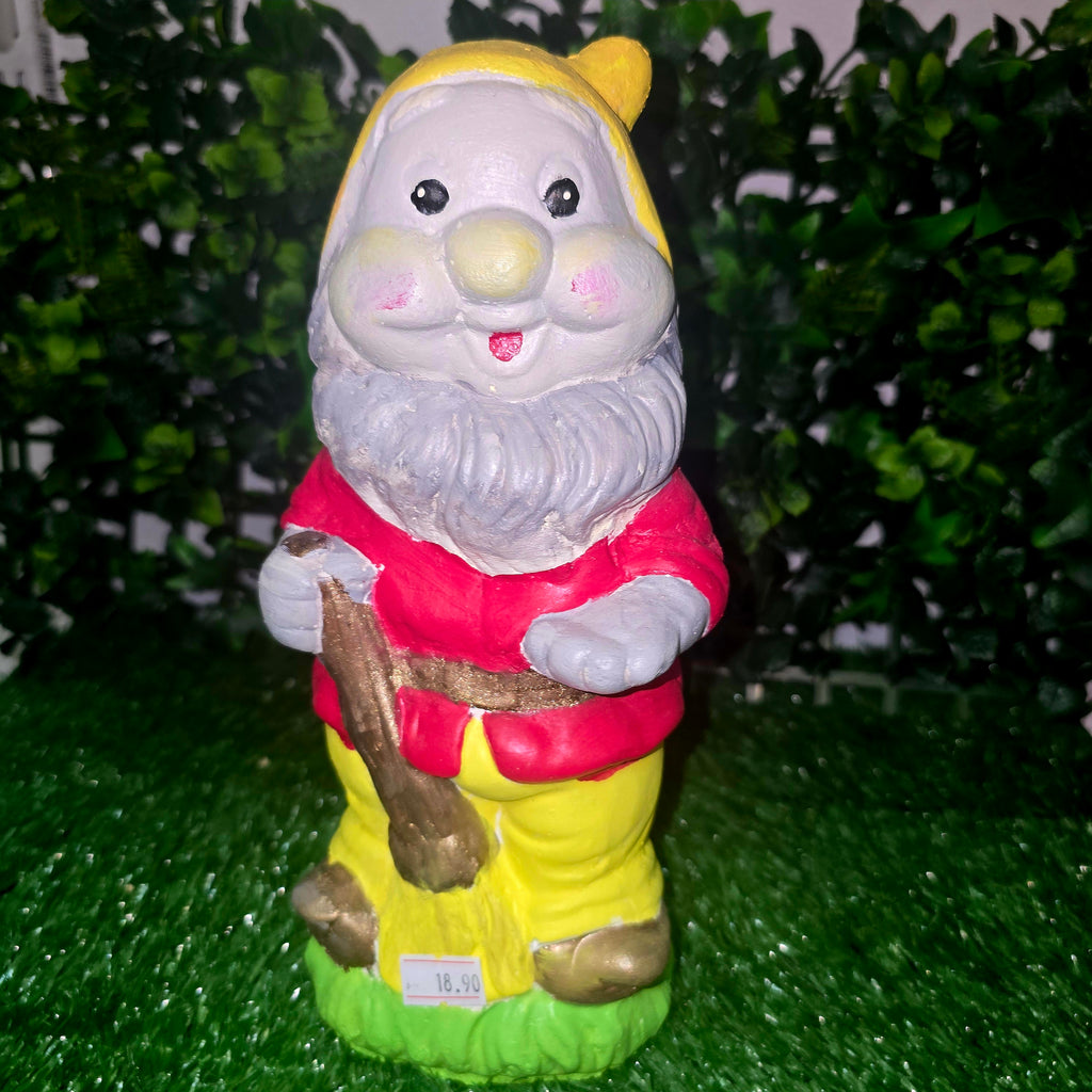 Handmade Cement Garden Gnome Sculpture – Decorative Outdoor & Indoor Ornament