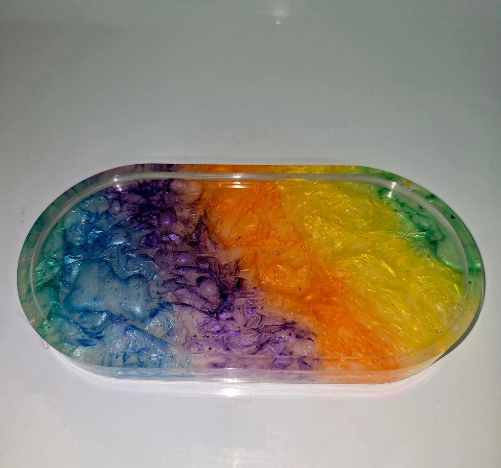 Handmade Resin Soap Dish or Decorative Tray – Unique Home Decor (Various Designs)