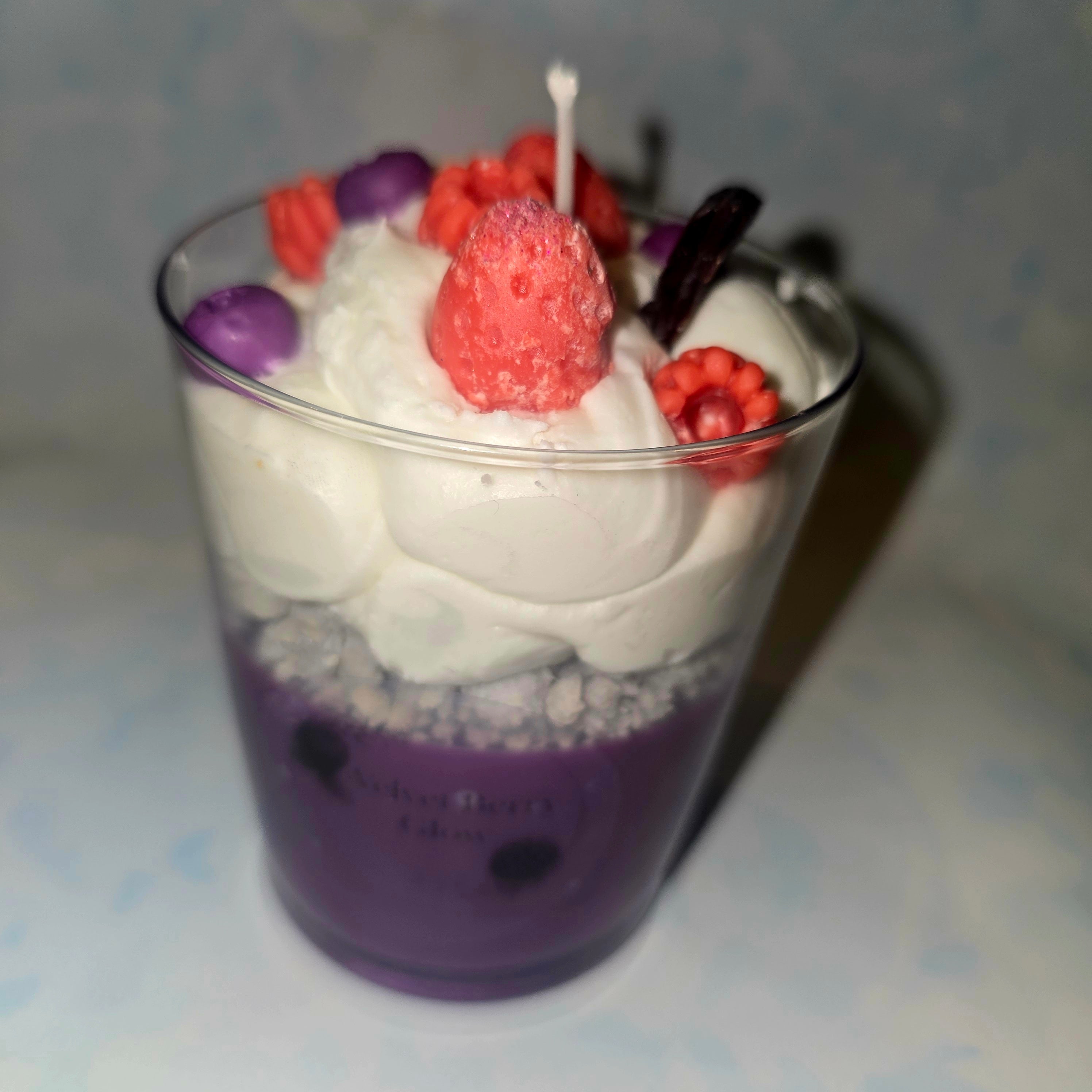 Handmade Dessert Candle – Decorative Glass Candle (220 ml)