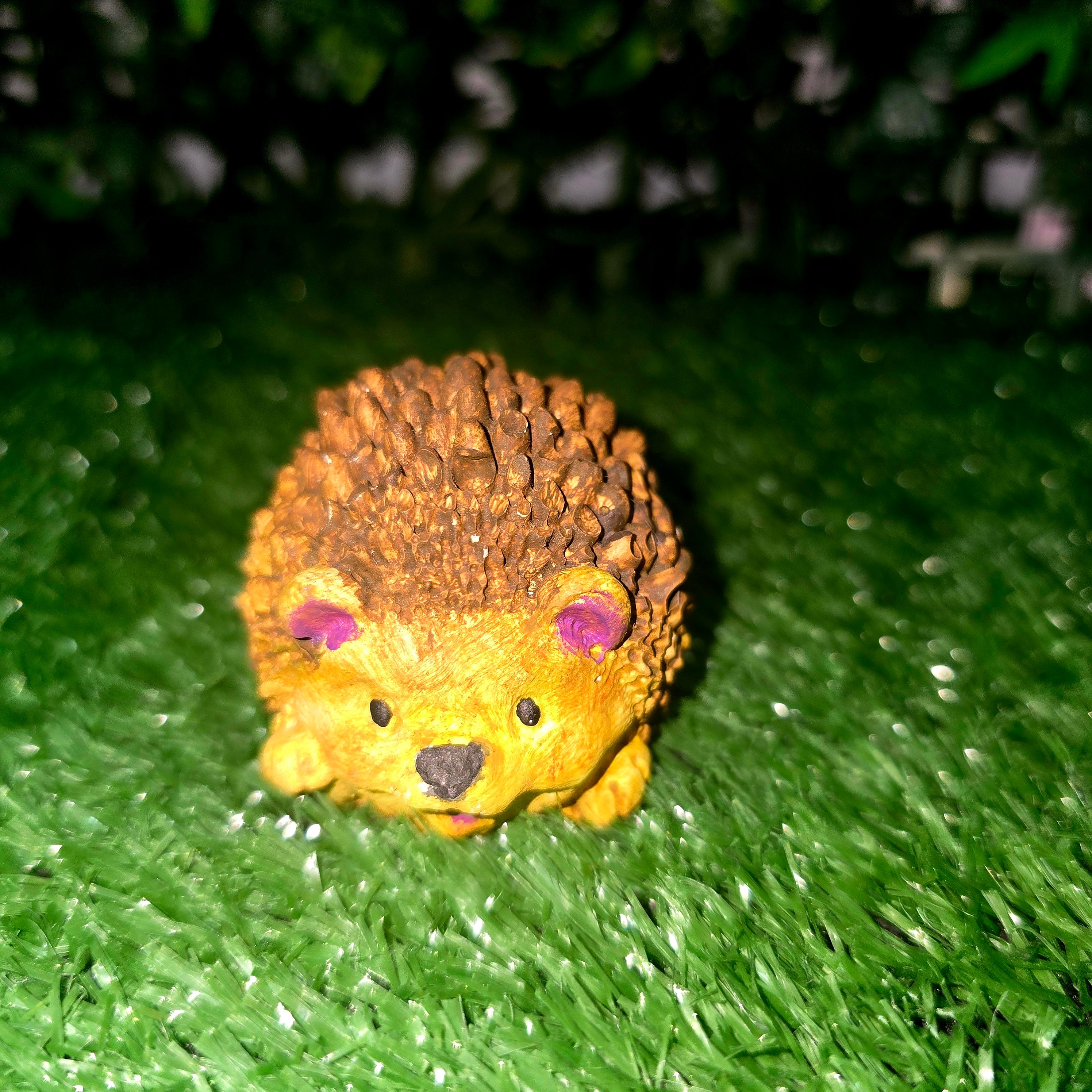 🦔 Handmade Cement Hedgehog Garden Ornament