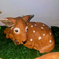 Handmade Cement Garden Deer Ornament – Decorative Outdoor Figure
