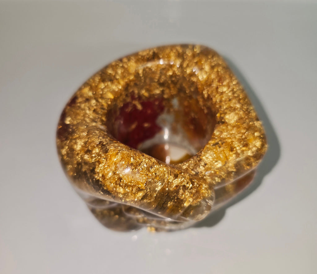 Hand-Shaped Resin Pen Holder – Handmade Desk Organizer