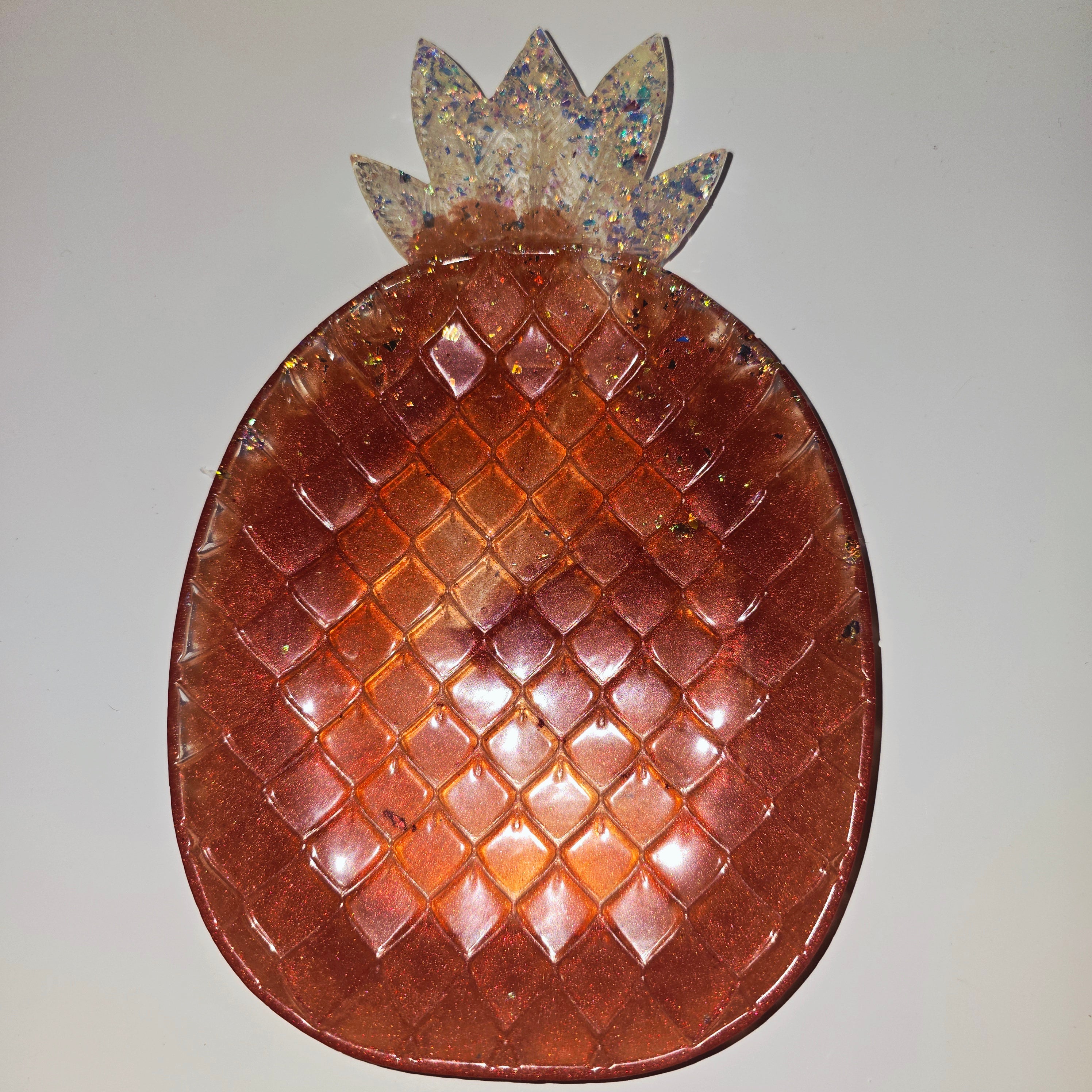 Handmade Resin Pineapple Tray – Decorative Jewellery & Home Decor Dish