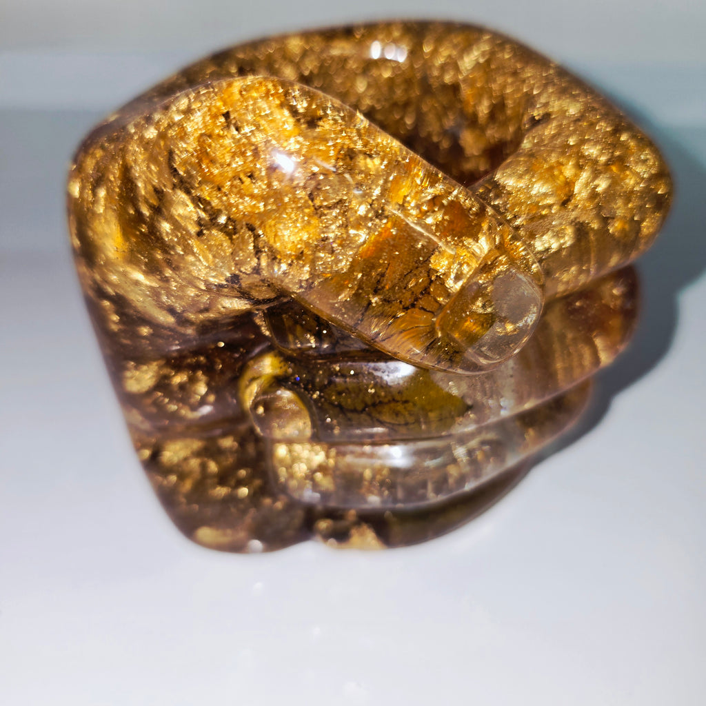 Hand-Shaped Resin Pen Holder – Handmade Desk Organizer