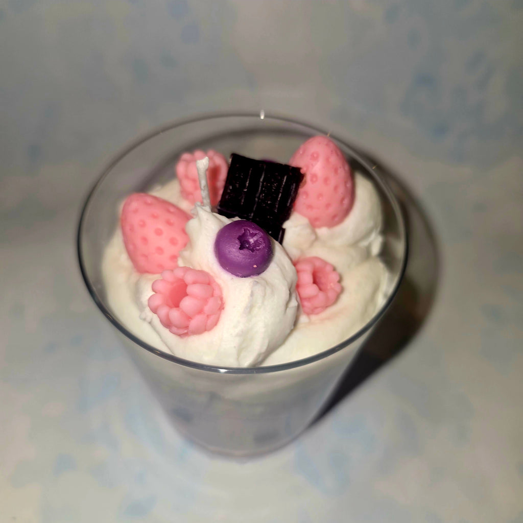 Handmade Dessert Candle – Decorative Glass Candle (220 ml)