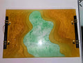 Handmade Resin Serving Tray
