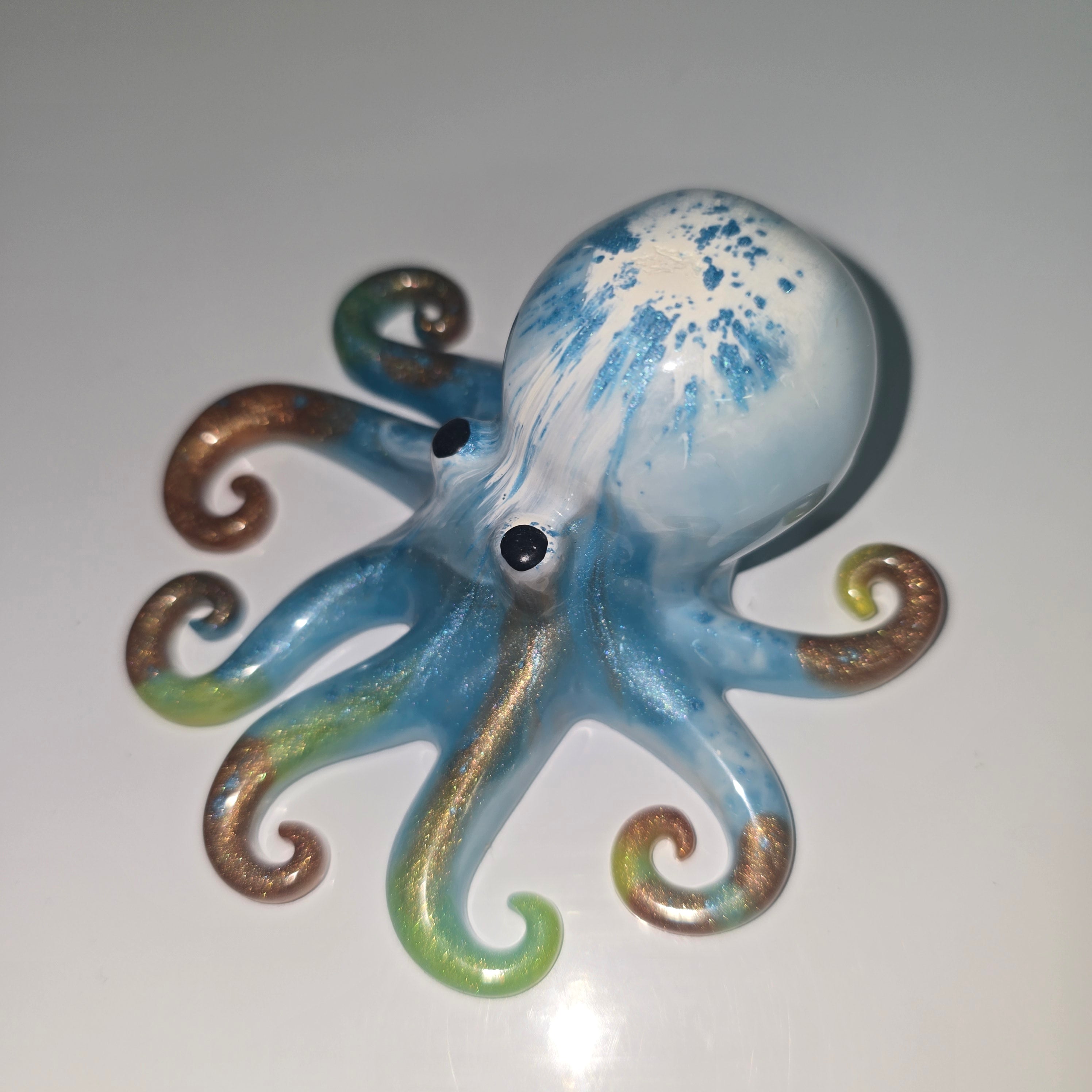 Handmade Resin Octopus Ornament – Unique -Inspired Home Decor