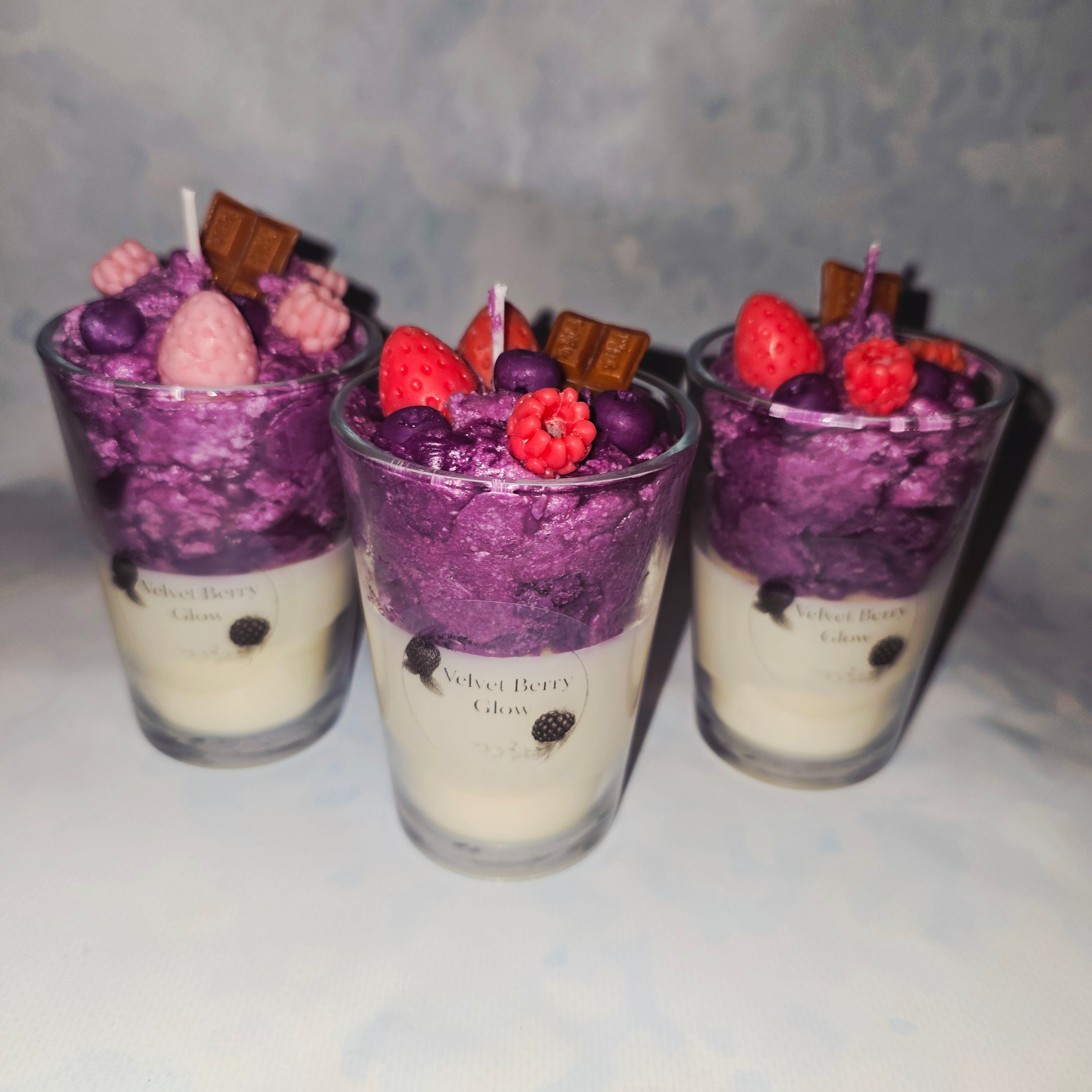 Handmade Dessert Style Candle in Glass – Decorative Soy Candle