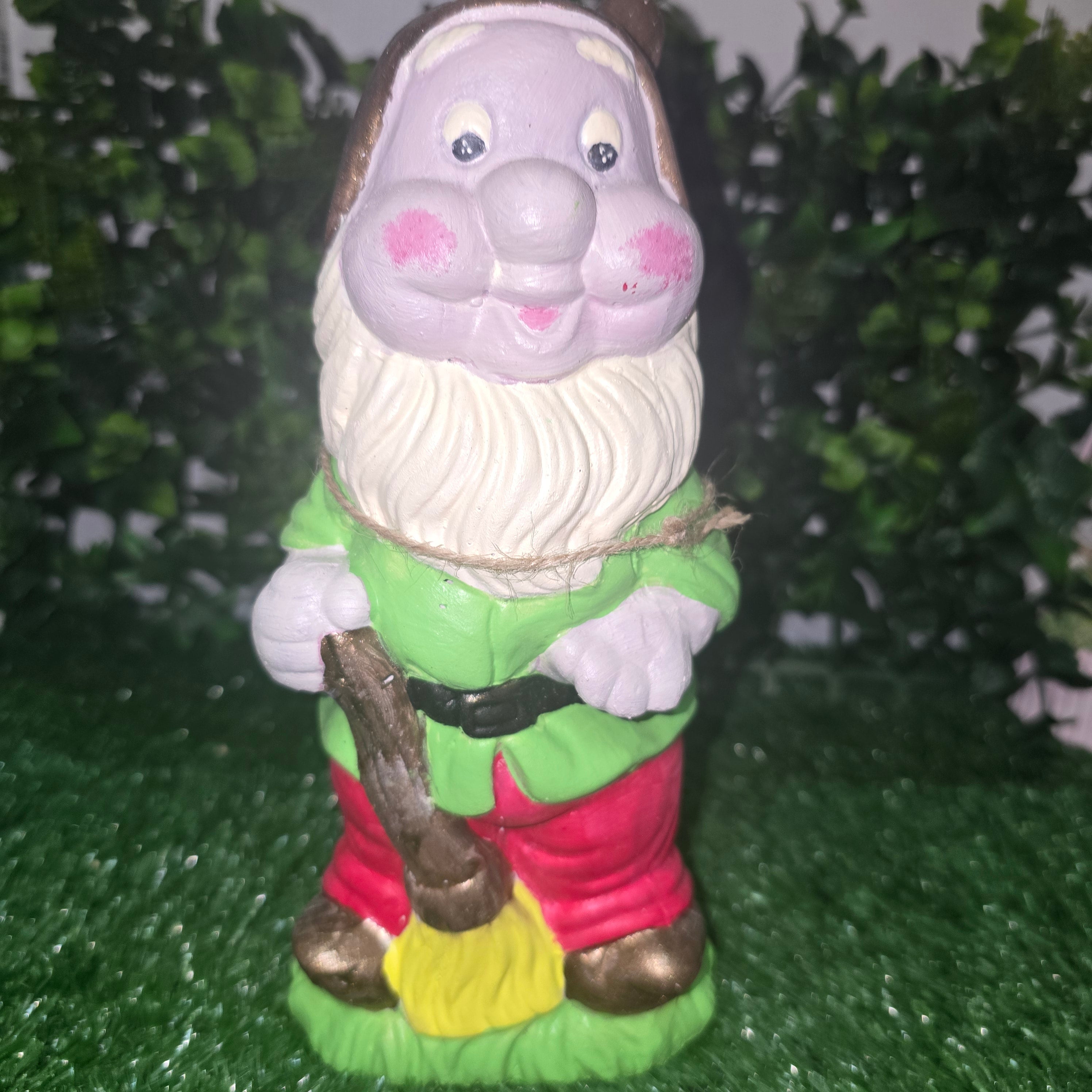 Handmade Cement Garden Gnome Sculpture – Decorative Outdoor & Indoor Ornament