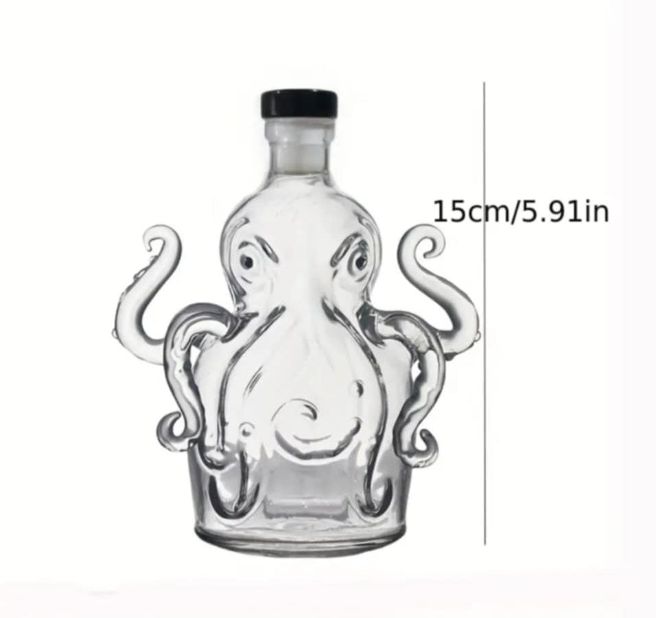 Decorative Glass Decanter Bottle-animal design