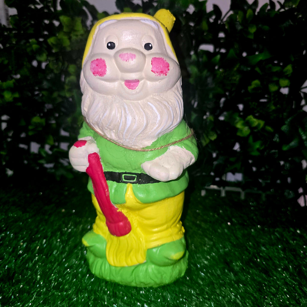 Handmade Cement Garden Gnome Sculpture – Decorative Outdoor & Indoor Ornament