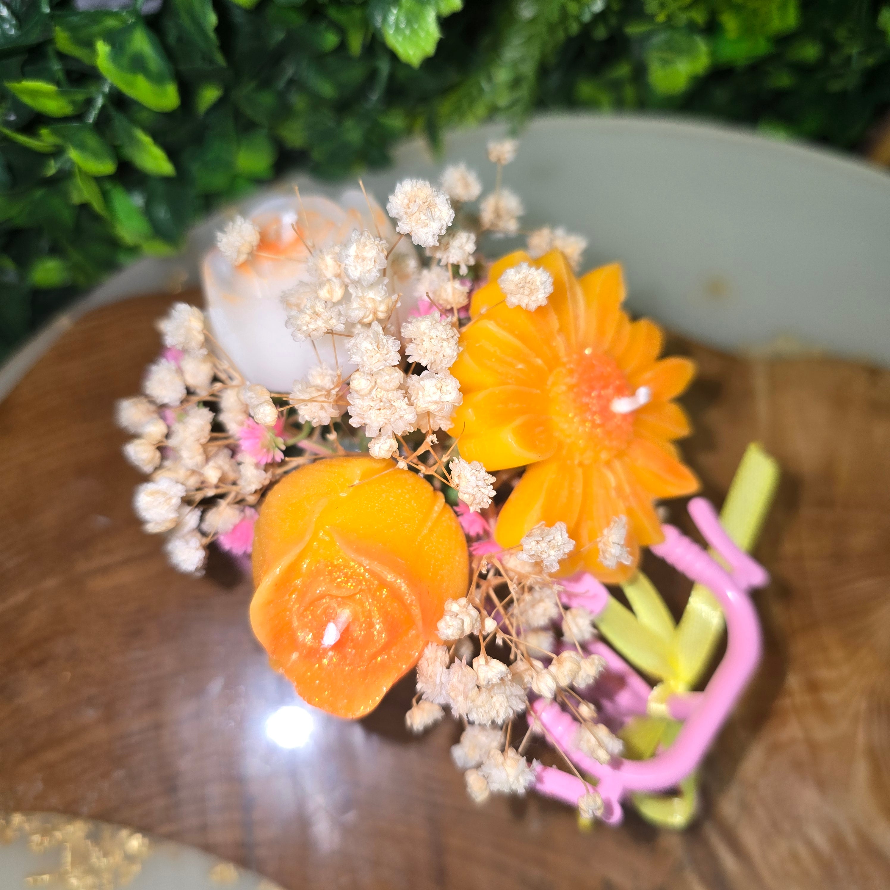 Mini Flower Shaped Candle – Decorative Scented Candle