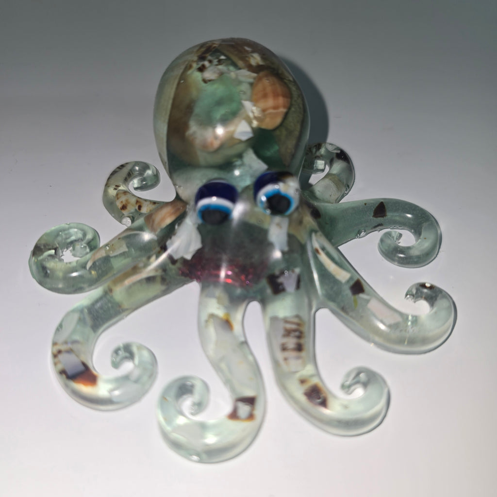 Handmade Resin Octopus Ornament – Unique -Inspired Home Decor