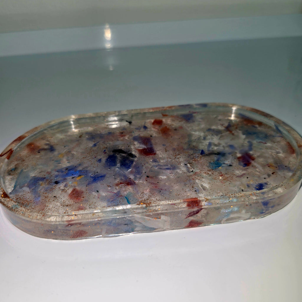 Handmade Resin Soap Dish or Decorative Tray – Unique Home Decor (Various Designs)