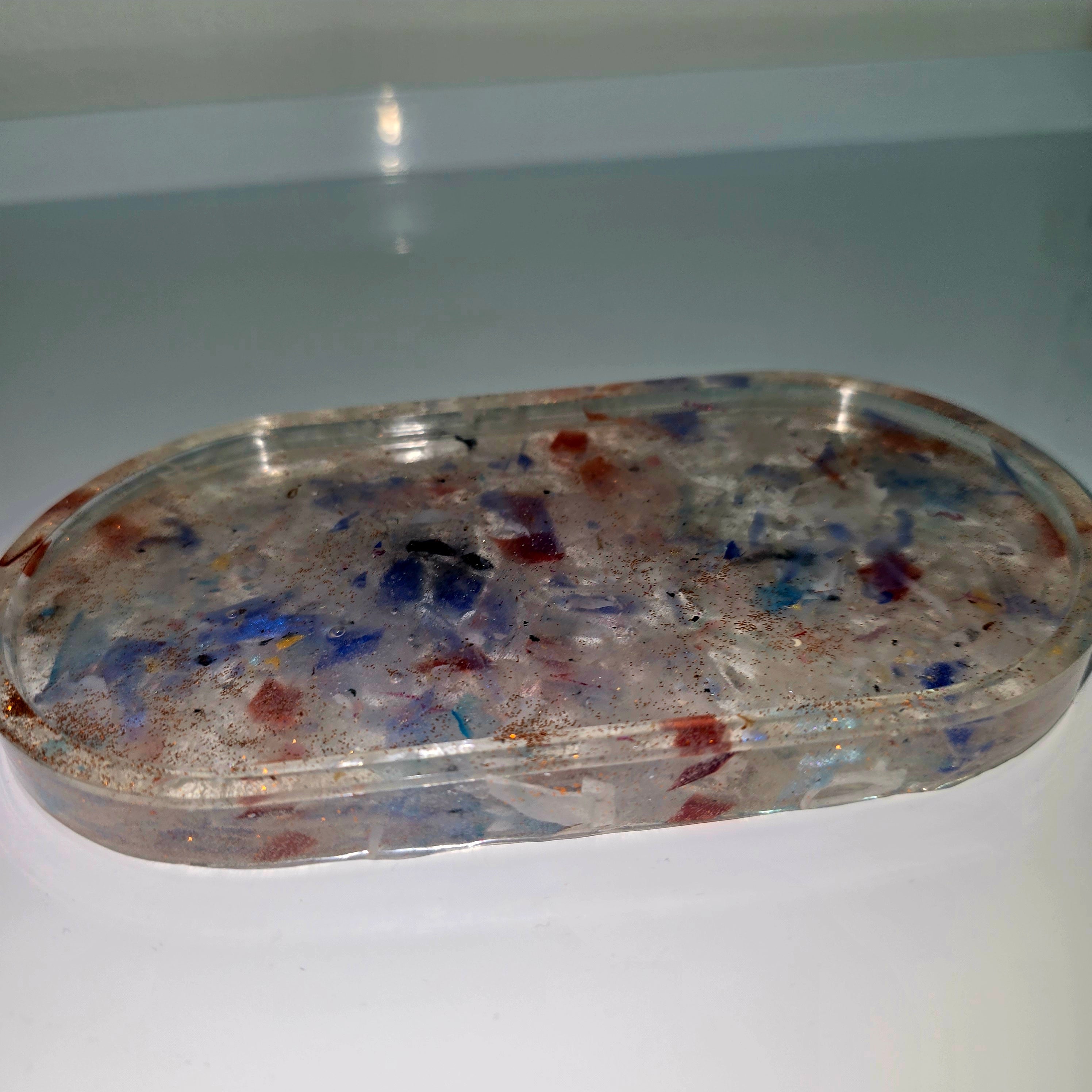 Handmade Resin Soap Dish or Decorative Tray – Unique Home Decor (Various Designs)