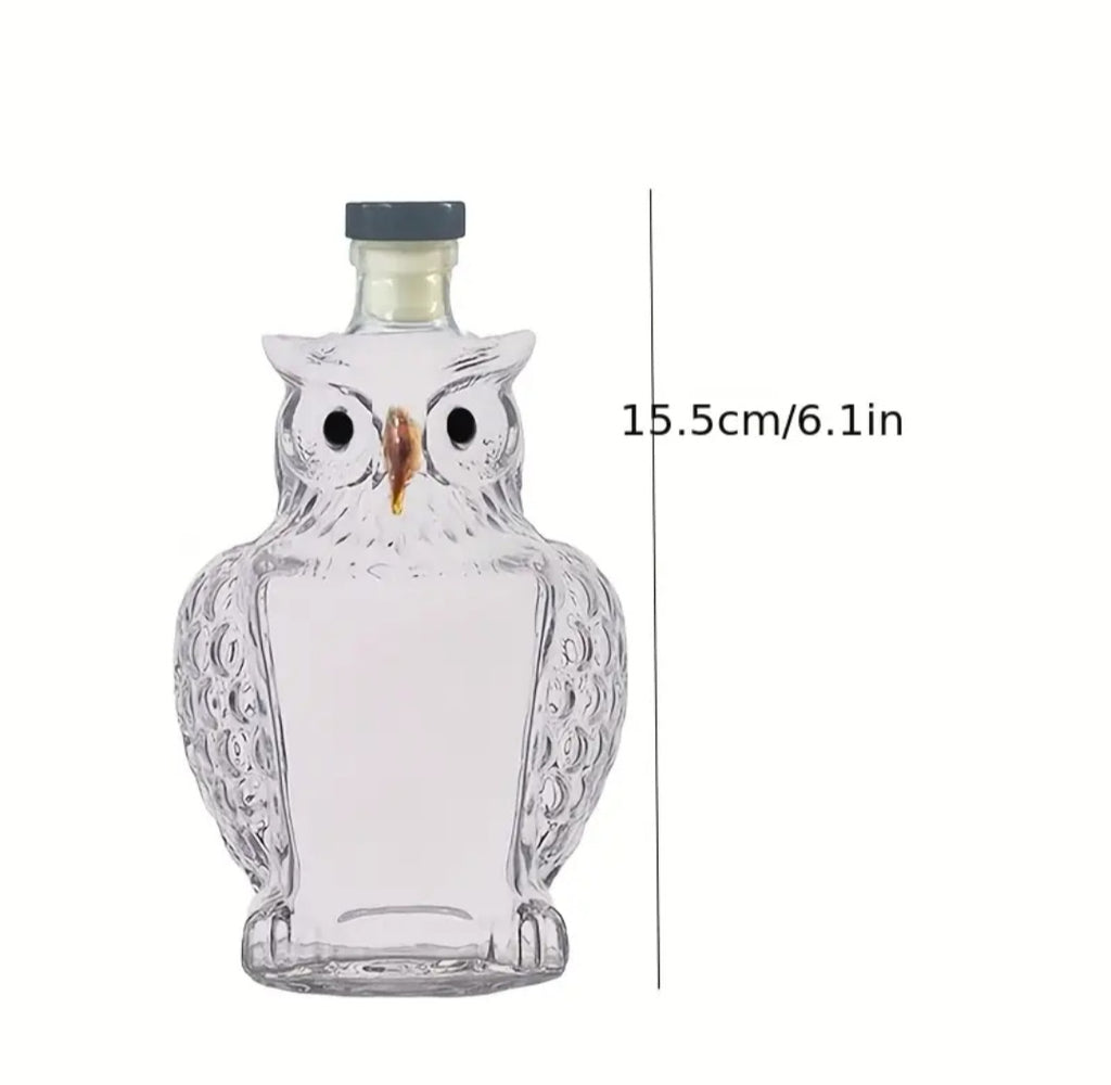 Decorative Glass Decanter Bottle-animal design