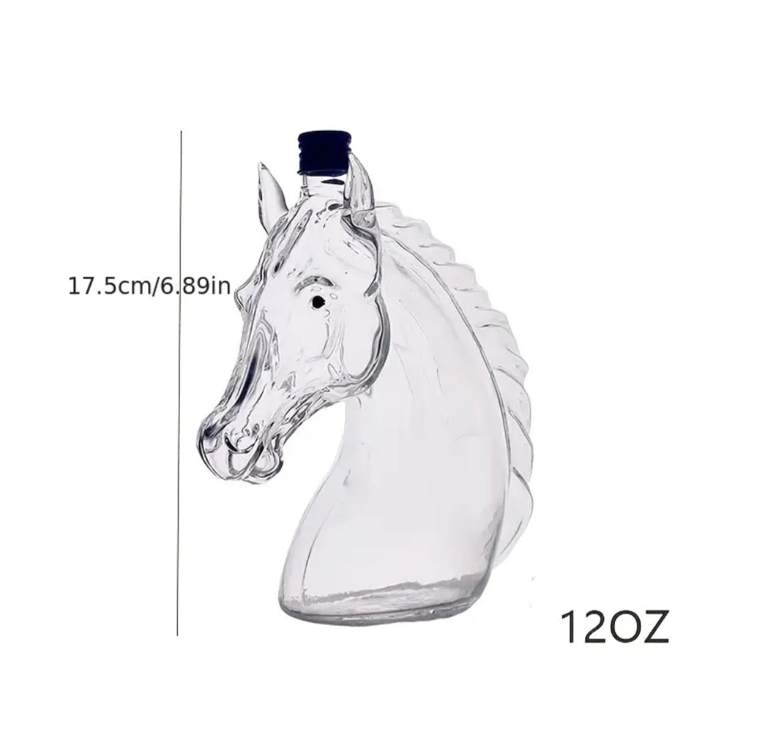 Decorative Glass Decanter Bottle-animal design