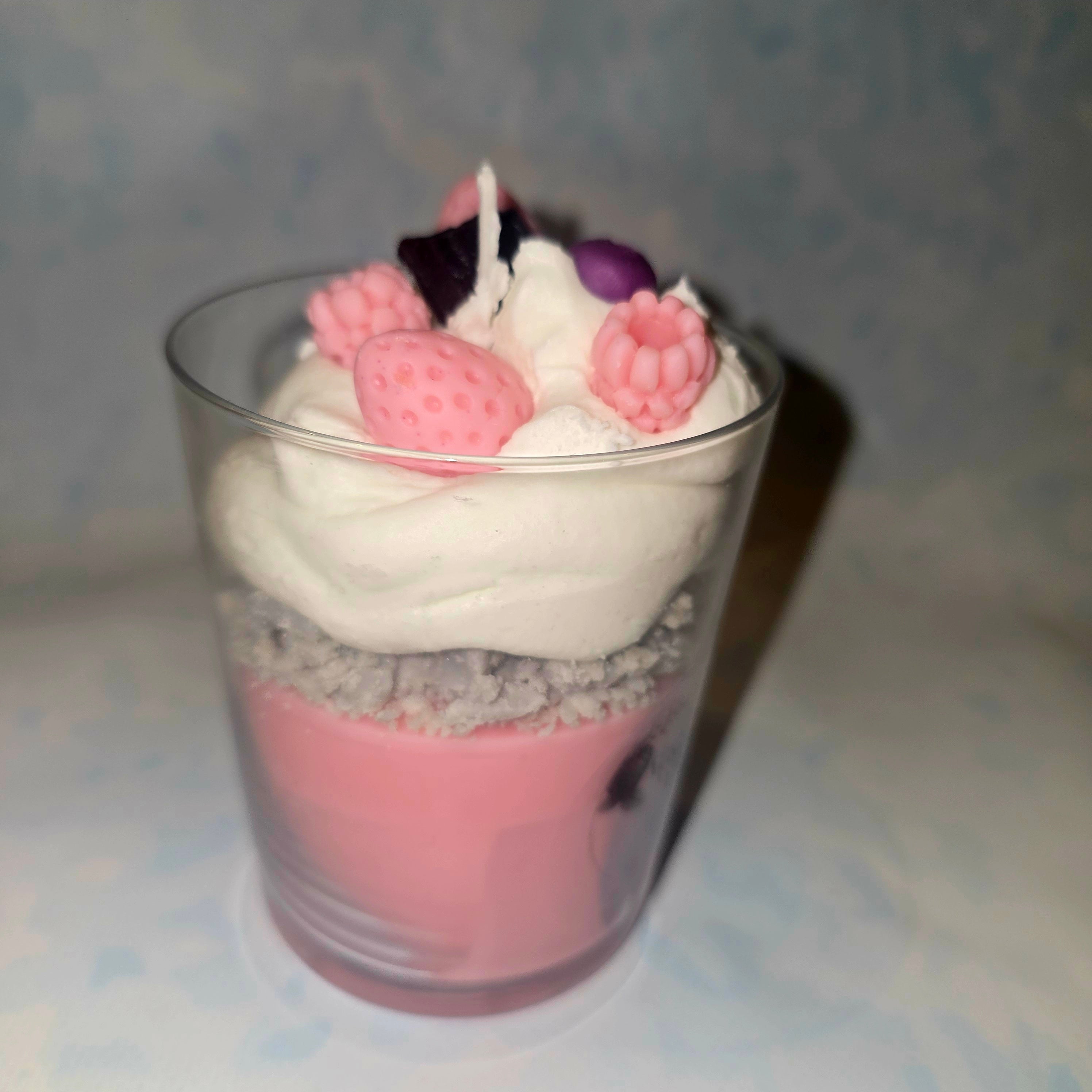 Handmade Dessert Candle – Decorative Glass Candle (220 ml)