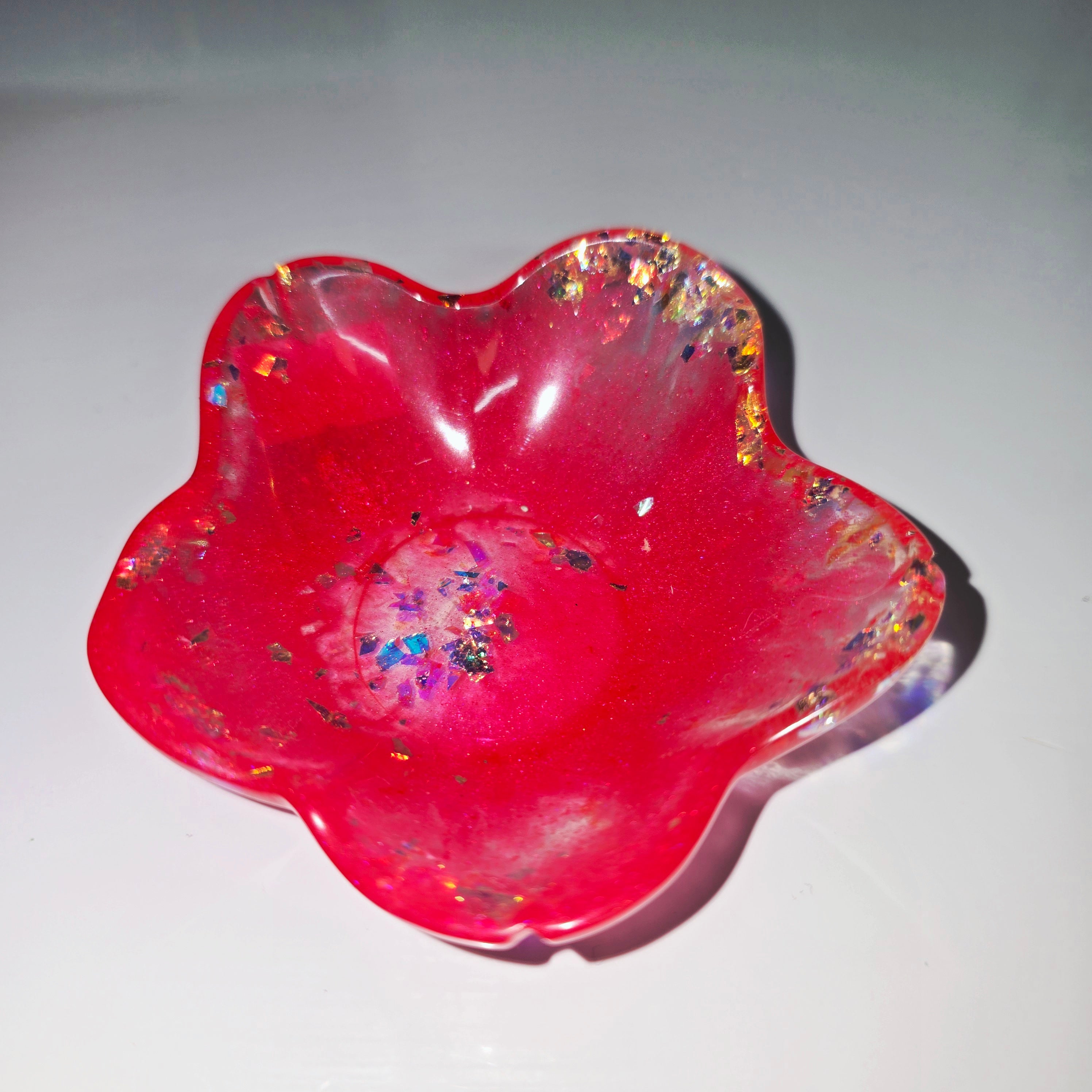 Handmade Resin Tealight Holder – Small Decorative Candle Base (9 cm)