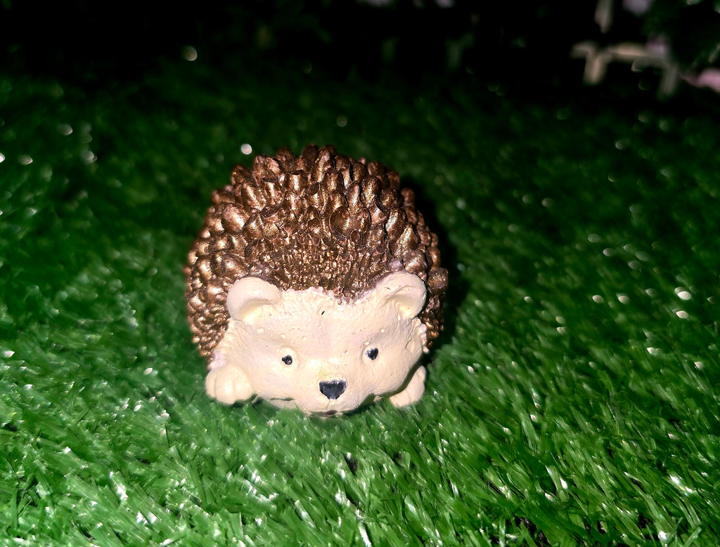 🦔 Handmade Cement Hedgehog Garden Ornament