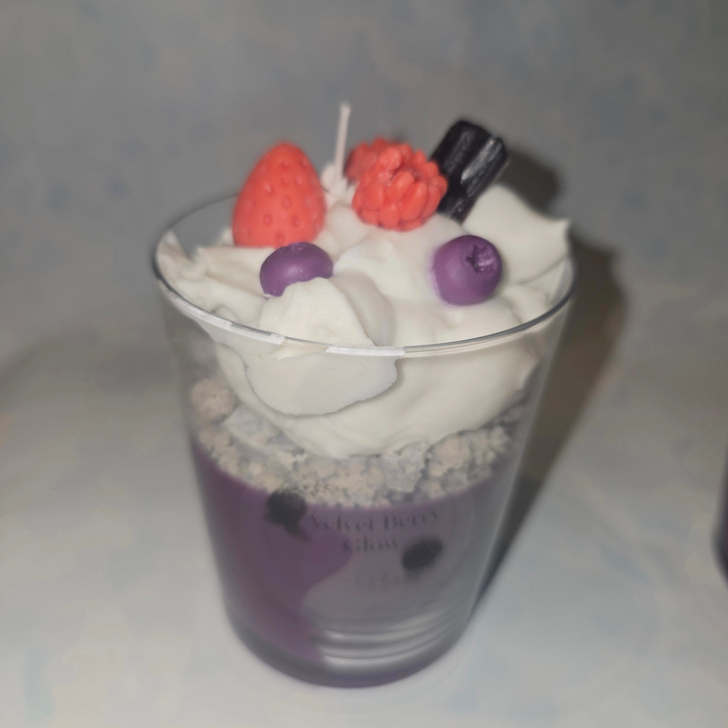 Handmade Dessert Candle – Decorative Glass Candle (220 ml)