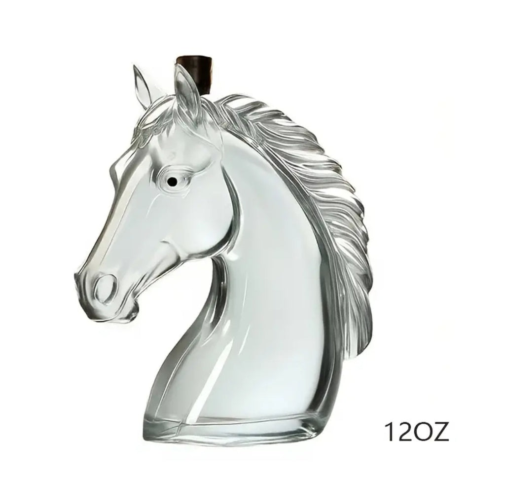 Decorative Glass Decanter Bottle-animal design