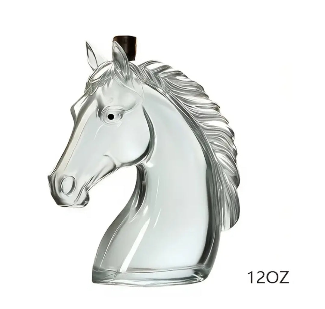 Decorative Glass Decanter Bottle-animal design