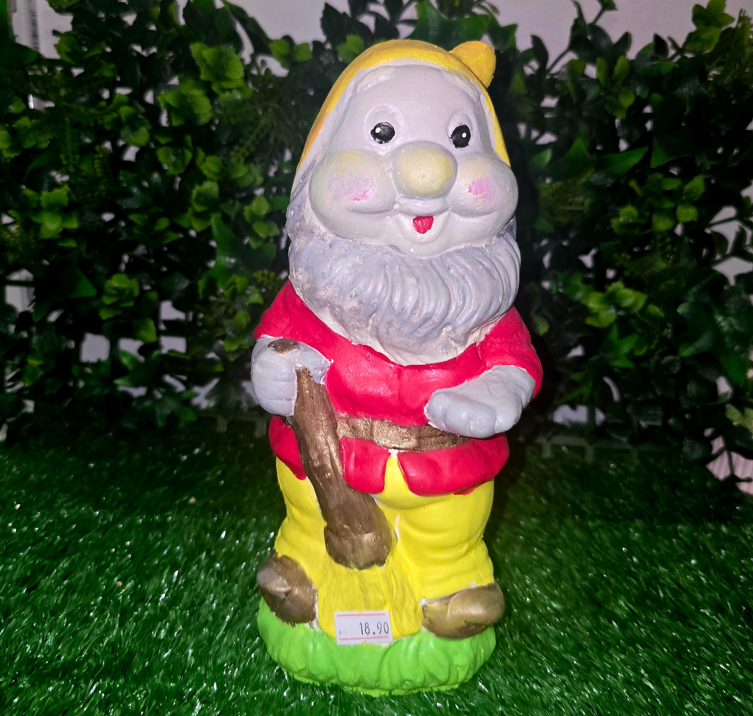 Handmade Cement Garden Gnome Sculpture – Decorative Outdoor & Indoor Ornament