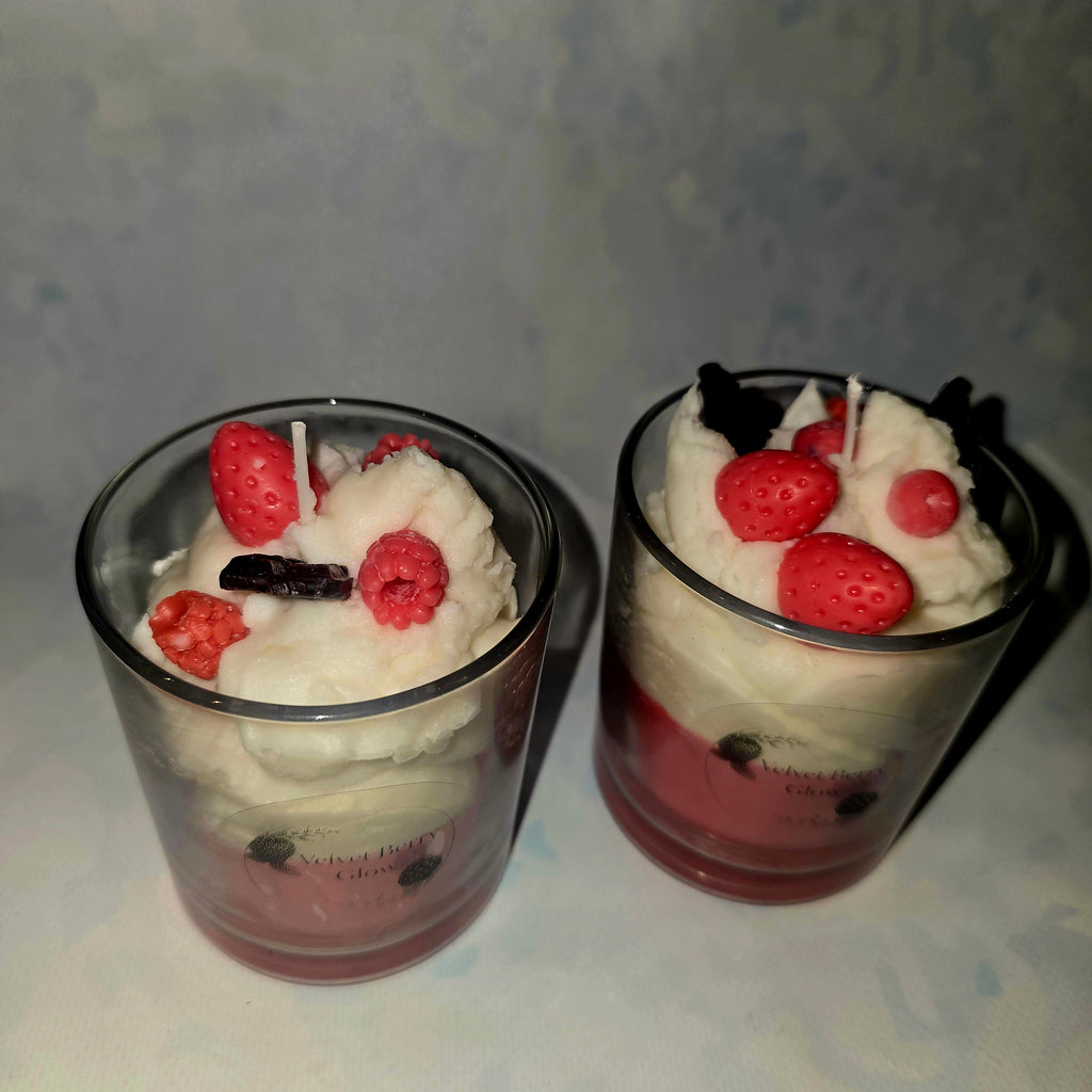 Handmade Dessert Candle – Decorative Glass Candle (220 ml)