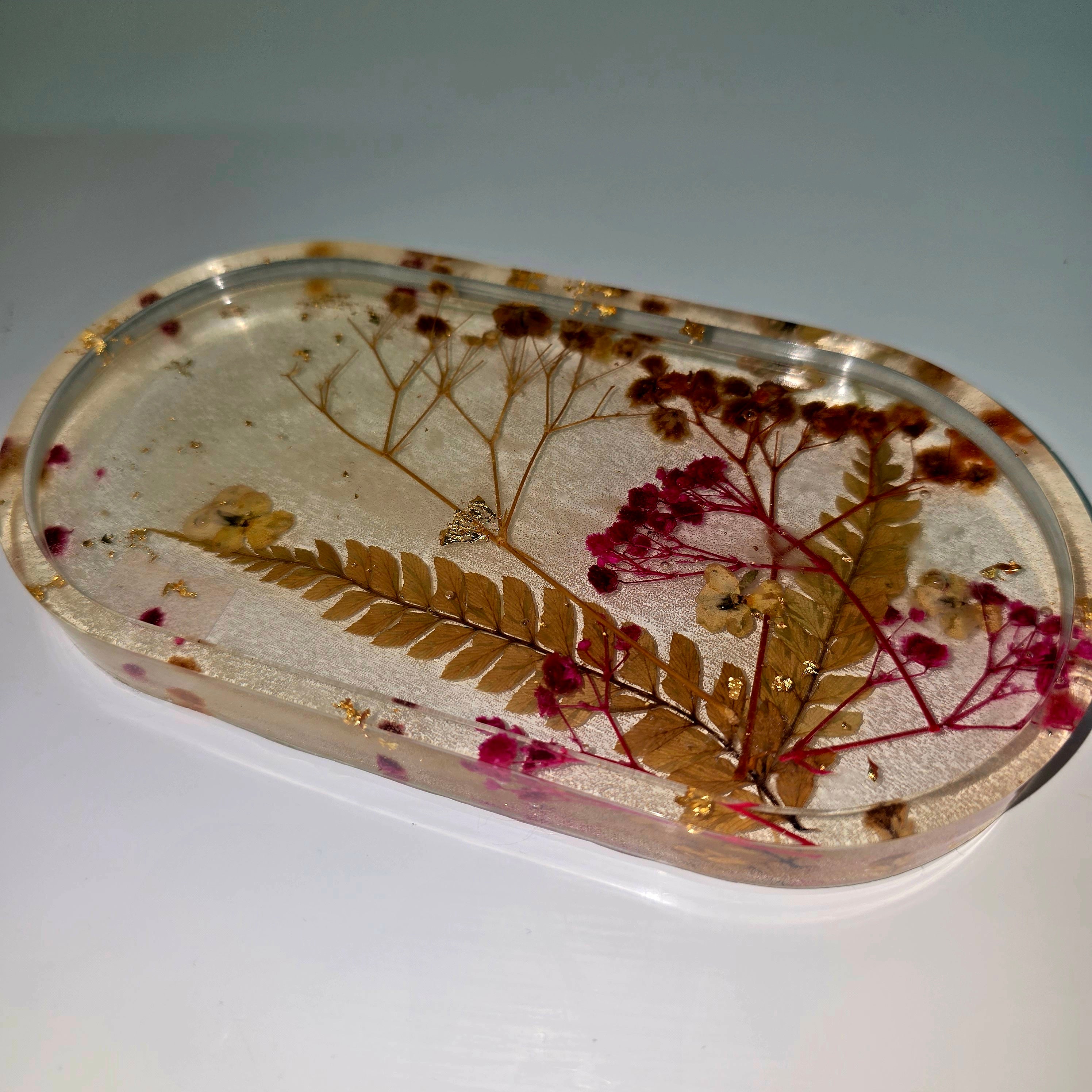 Handmade Resin Soap Dish or Decorative Tray – Unique Home Decor (Various Designs)