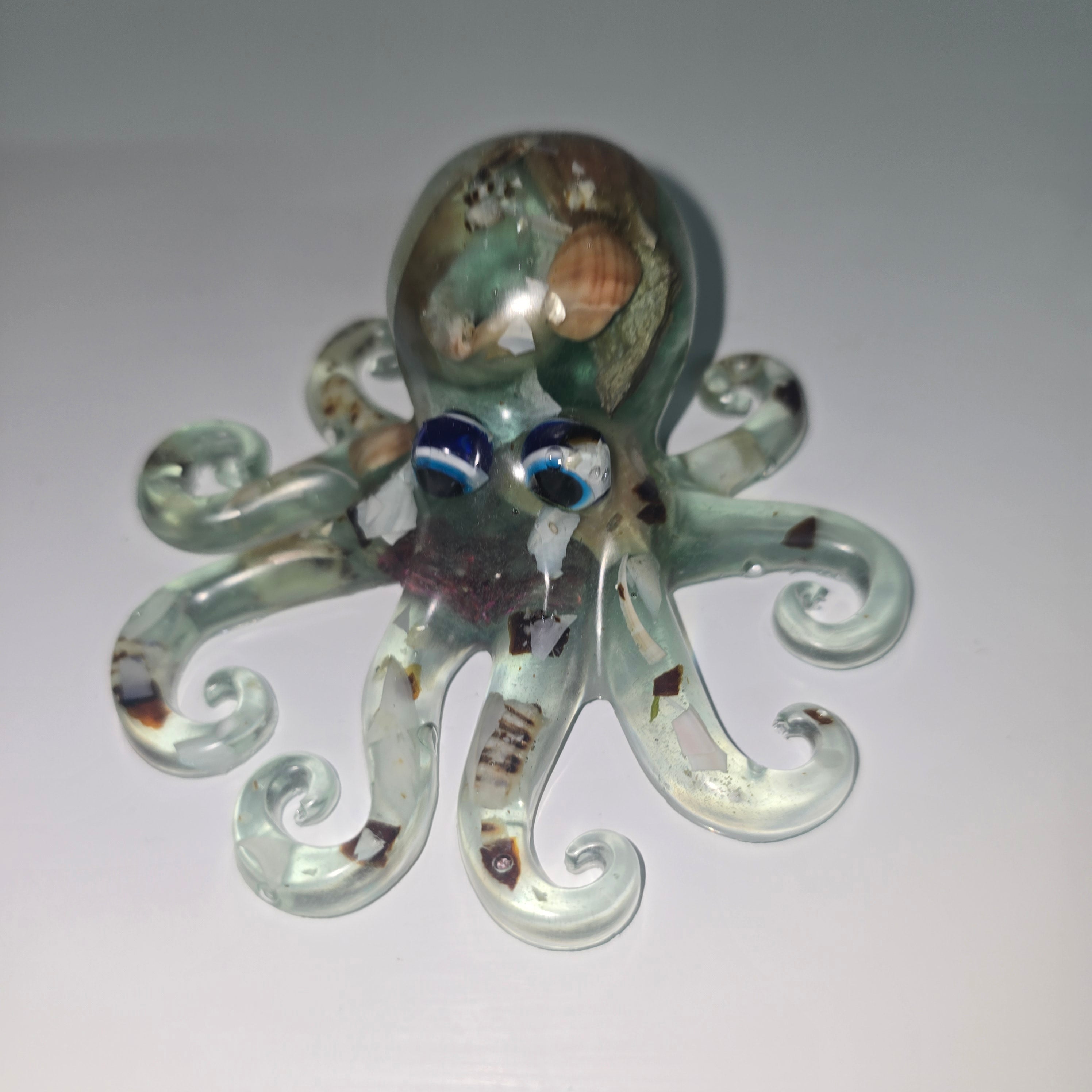Handmade Resin Octopus Ornament – Unique -Inspired Home Decor