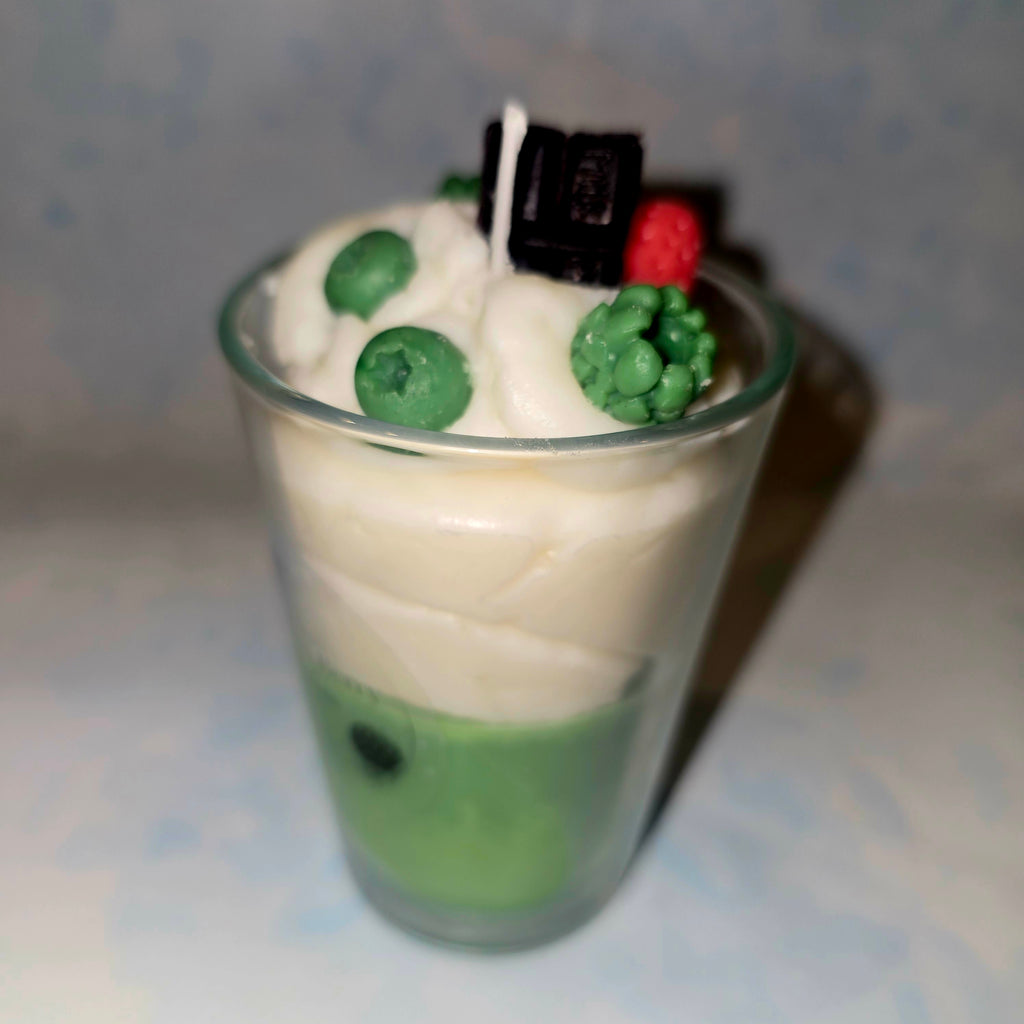 Handmade Dessert Style Candle in Glass – Decorative Soy Candle