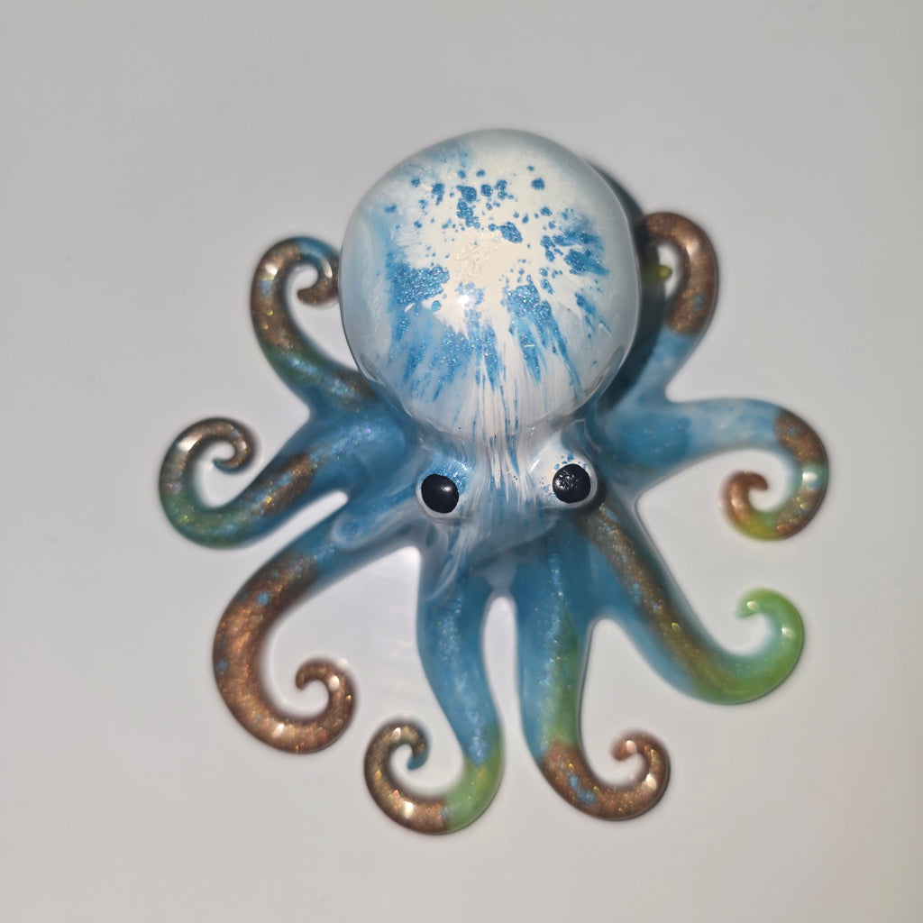 Handmade Resin Octopus Ornament – Unique -Inspired Home Decor