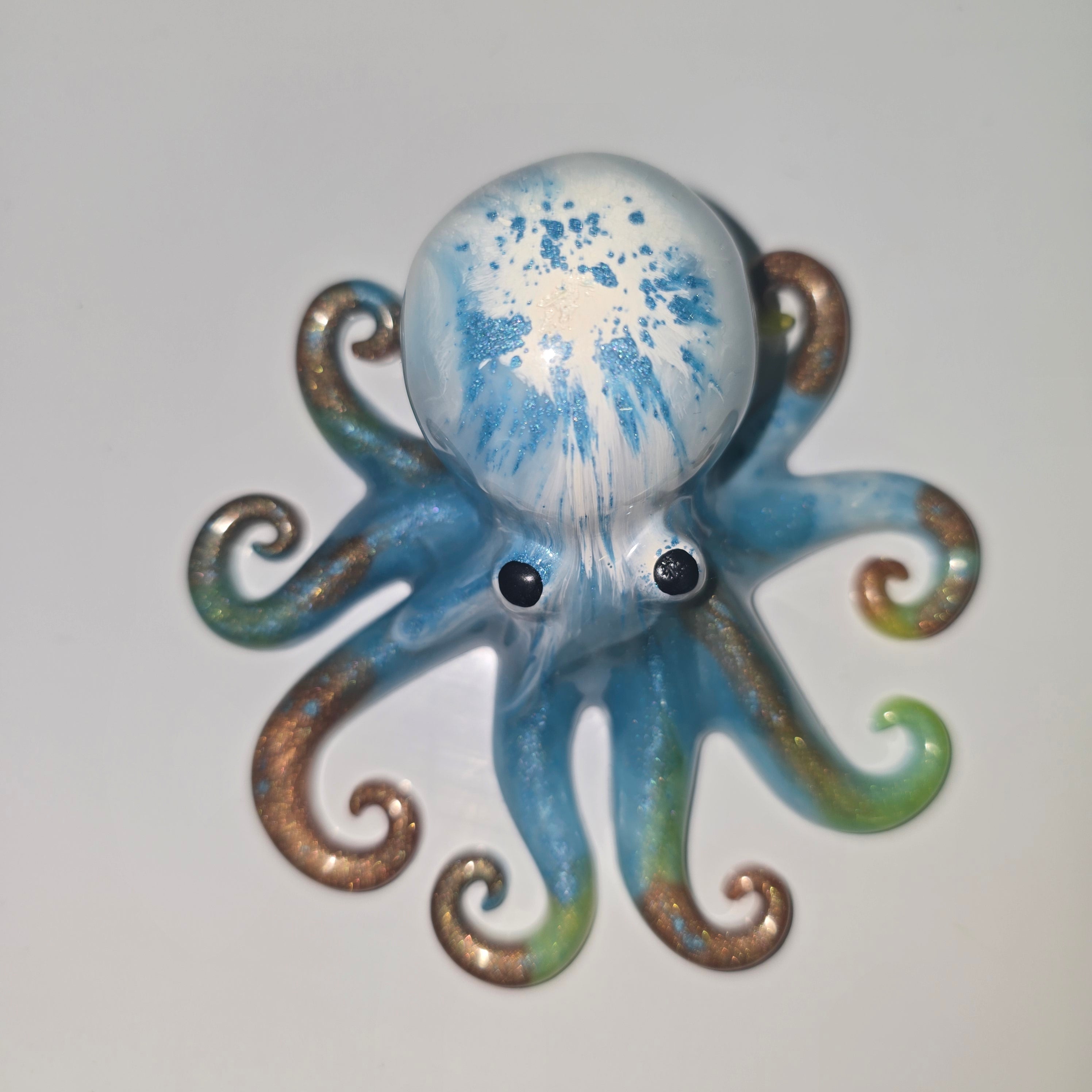 Handmade Resin Octopus Ornament – Unique -Inspired Home Decor