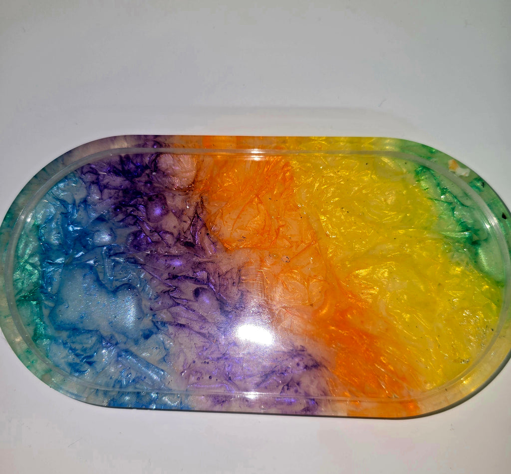 Handmade Resin Soap Dish or Decorative Tray – Unique Home Decor (Various Designs)