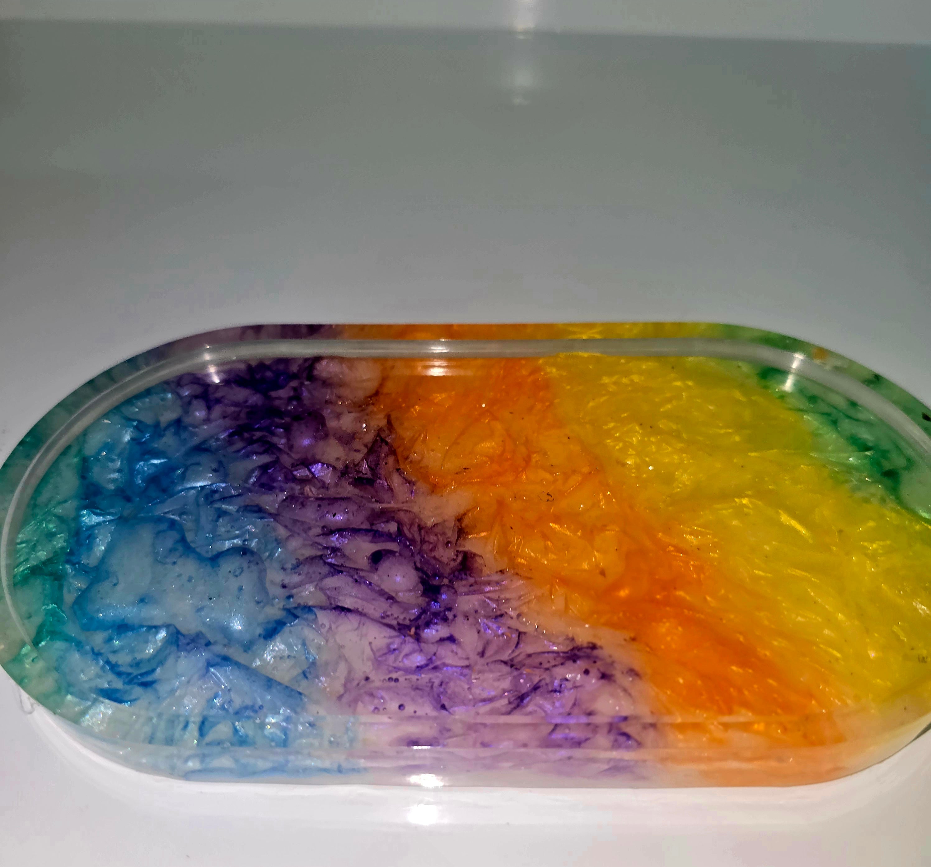 Handmade Resin Soap Dish or Decorative Tray – Unique Home Decor (Various Designs)