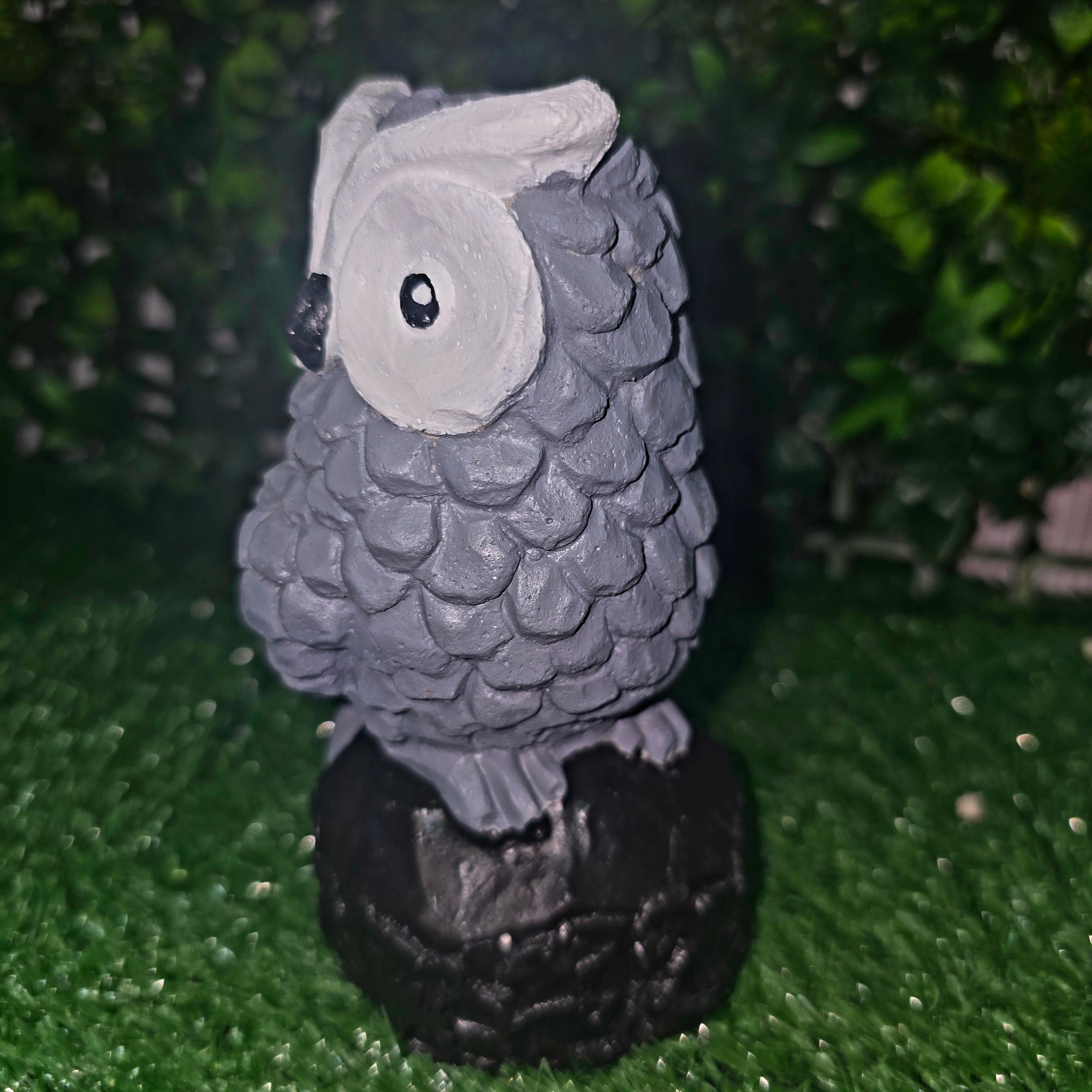 Handmade Decorative Owl Figurine – Garden & Home Ornament