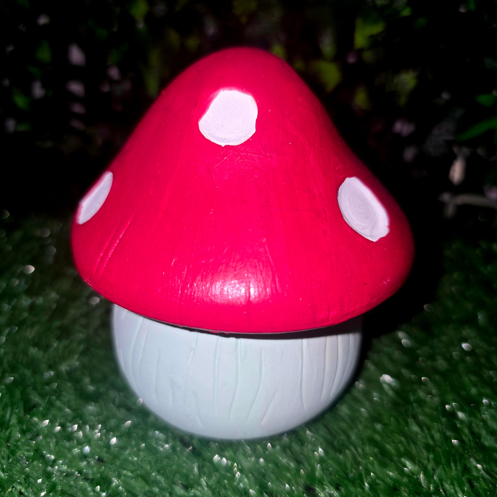 Handmade Cement Mushroom Ornament – Decorative Garden & Home Accent