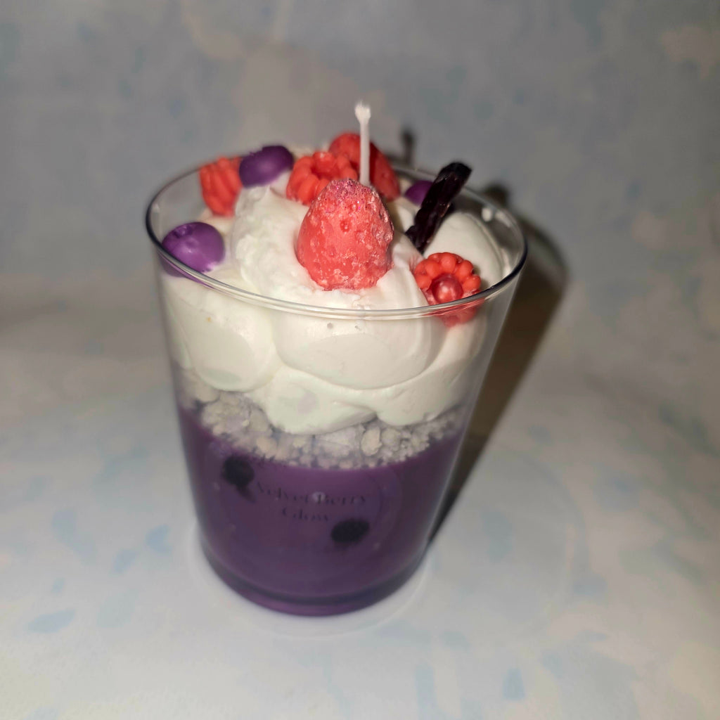 Handmade Dessert Candle – Decorative Glass Candle (220 ml)