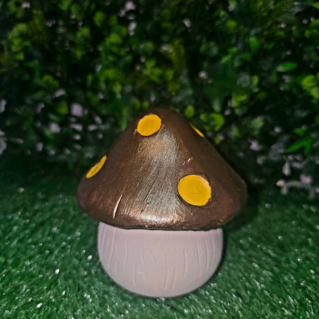 Handmade Cement Mushroom Ornament – Decorative Garden & Home Accent