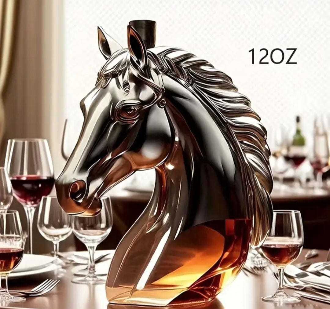 Decorative Glass Decanter Bottle-animal design