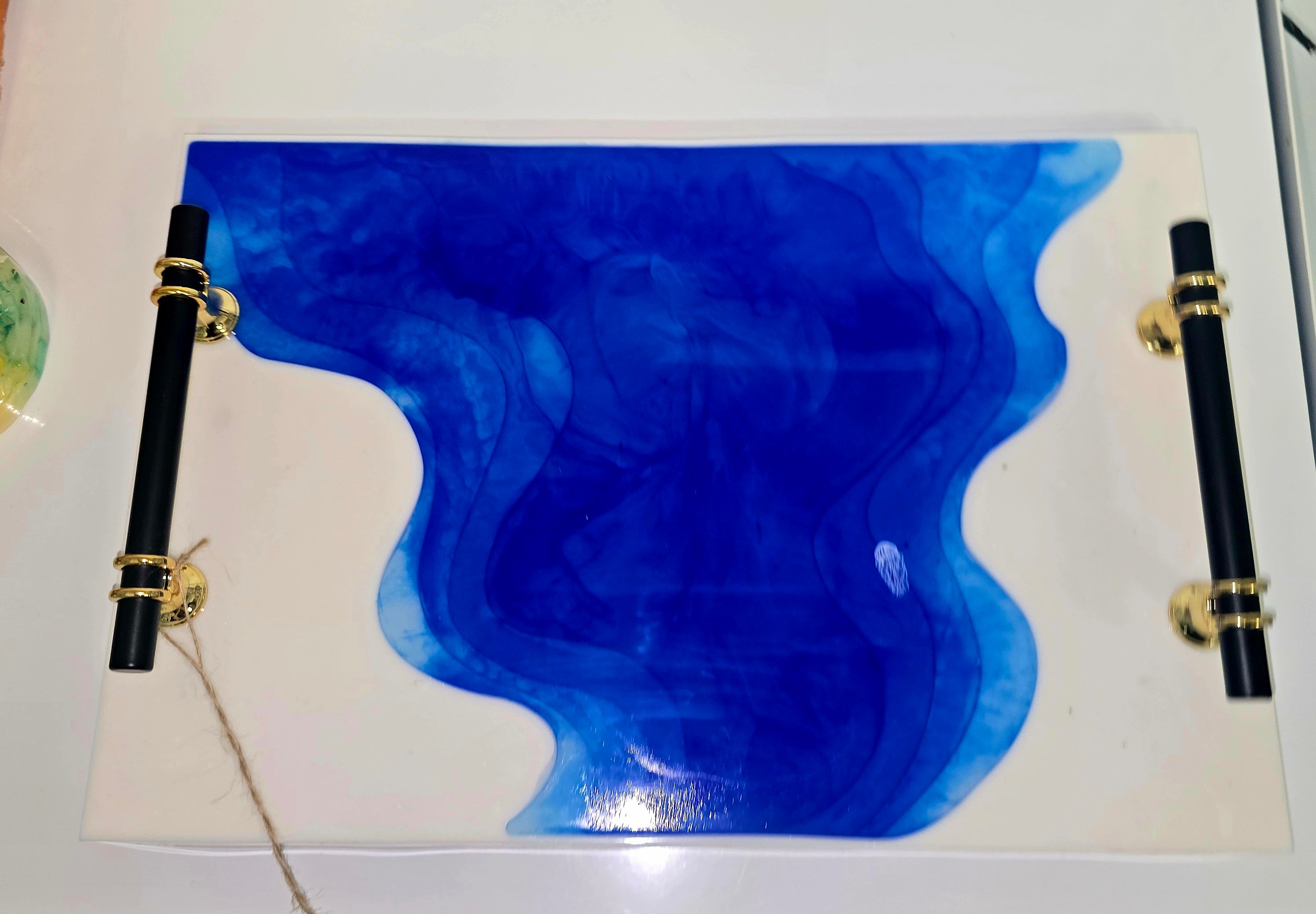 Handmade Resin Serving Tray