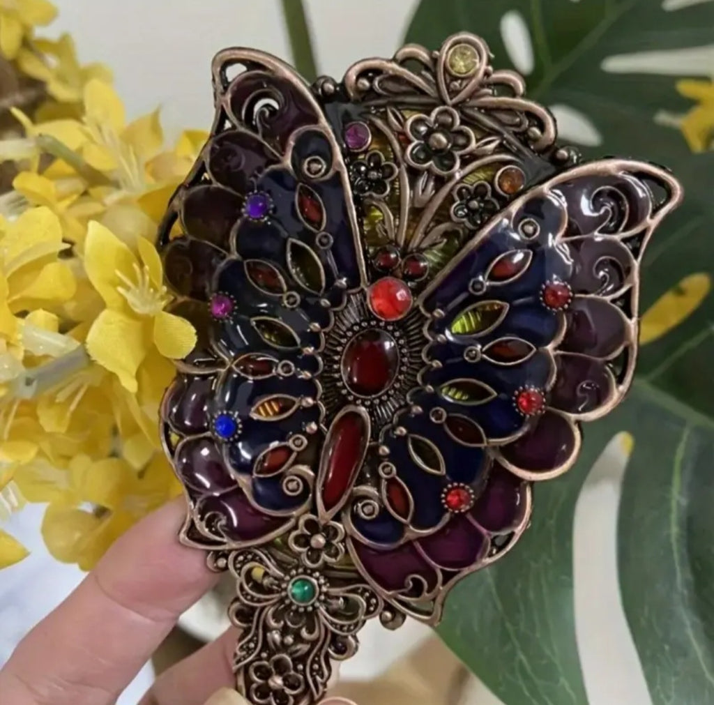 Hair Comb & Mirror Set