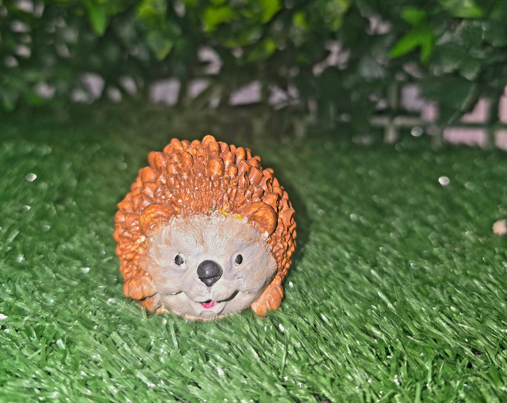 🦔 Handmade Cement Hedgehog Garden Ornament